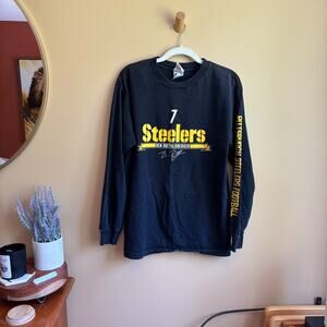 Vintage Y2K Pittsburgh Steelers Ben Roethlisberger Long Sleeve T-Shirt – Size M